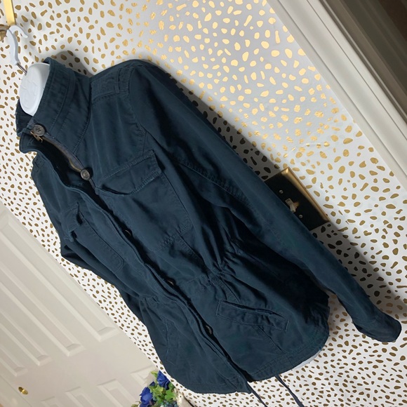 Abercrombie & Fitch field jacket navy blue large - Picture 4 of 14